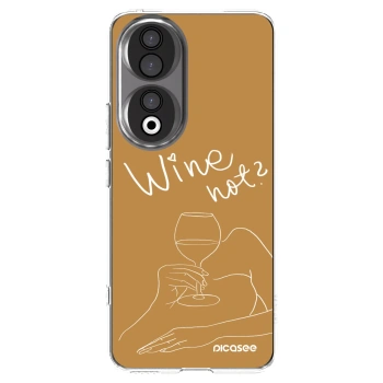 Picasee silikonski prozorni ovitek za Honor 90 5G - Wine not