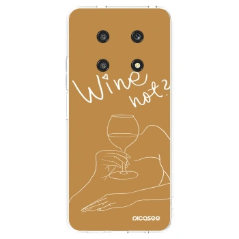Picasee silikonski prozorni ovitek za Honor Magic4 Lite 5G - Wine not