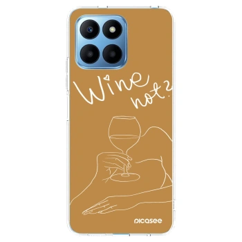 Picasee silikonski prozorni ovitek za Honor 70 Lite - Wine not