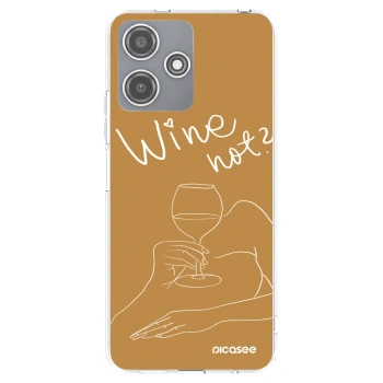 Picasee silikonski prozorni ovitek za Xiaomi Redmi 12 5G - Wine not