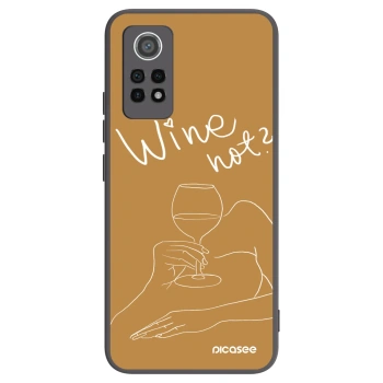 Picasee silikonski črni ovitek za Xiaomi Redmi Note 12 Pro 4G - Wine not