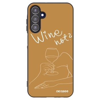 Picasee silikonski črni ovitek za Samsung Galaxy A15 A156B 5G - Wine not
