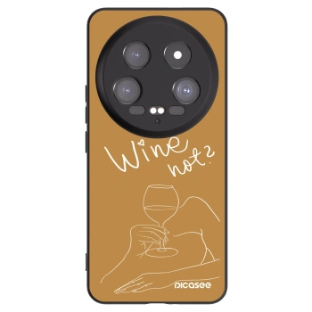 Picasee silikonski črni ovitek za Xiaomi 14 Ultra - Wine not