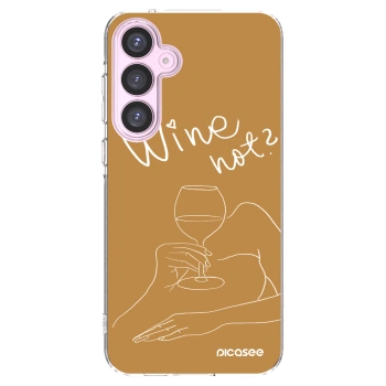 Picasee silikonski prozorni ovitek za Samsung Galaxy A55 5G A556B - Wine not