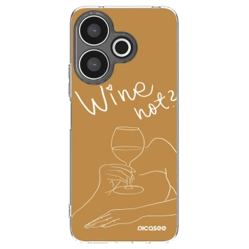 Picasee silikonski prozorni ovitek za Xiaomi Redmi 13 4G - Wine not