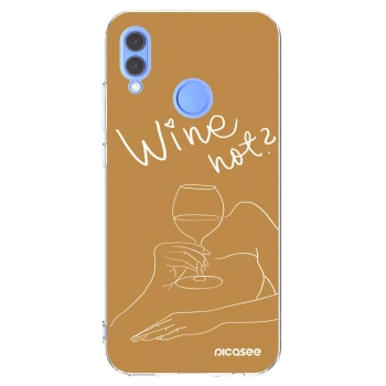 Picasee silikonski prozorni ovitek za Honor 10 Lite - Wine not