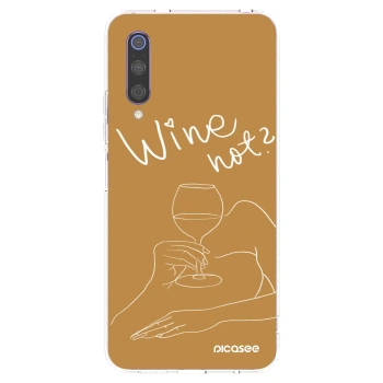 Picasee silikonski prozorni ovitek za Xiaomi Mi 9 - Wine not
