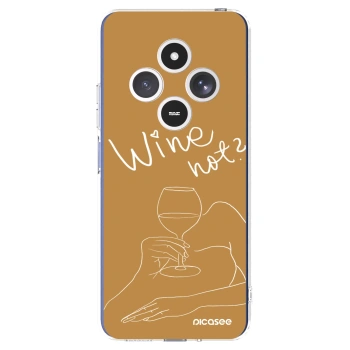 Picasee silikonski prozorni ovitek za Xiaomi Redmi 14C - Wine not