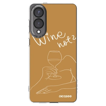 Picasee silikonski prozorni ovitek za Samsung Galaxy S25 Edge 5G - Wine not