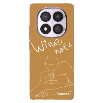 Picasee silikonski prozorni ovitek za Xiaomi Redmi Note 14 Pro 4G - Wine not
