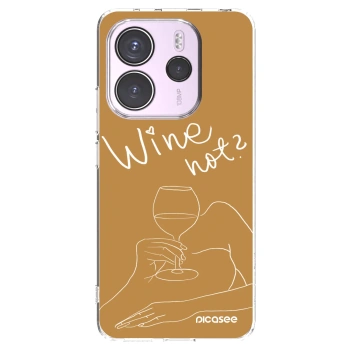 Picasee silikonski prozorni ovitek za Xiaomi Redmi Note 14 4G - Wine not