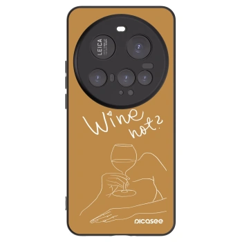 Picasee silikonski črni ovitek za Xiaomi 15 Ultra - Wine not