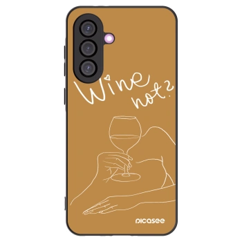 Picasee silikonski črni ovitek za Samsung Galaxy A36 5G - Wine not