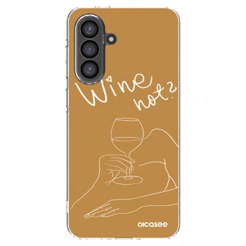 Picasee silikonski prozorni ovitek za Samsung Galaxy A36 5G - Wine not