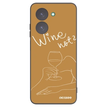 Picasee silikonski črni ovitek za Xiaomi Redmi A5 - Wine not
