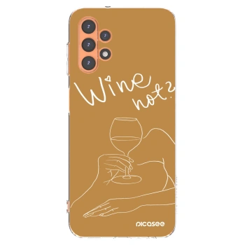 Picasee silikonski prozorni ovitek za Samsung Galaxy A13 5G - Wine not