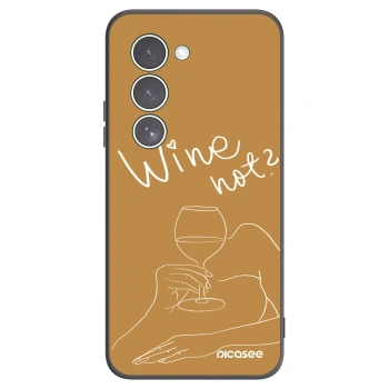 Picasee silikonski črni ovitek za Xiaomi Redmi 15 5G - Wine not