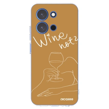 Picasee silikonski prozorni ovitek za Xiaomi Redmi 15C 4G - Wine not