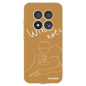 Picasee silikonski prozorni ovitek za Xiaomi Redmi Note 15 Pro 4G - Wine not