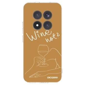 Picasee silikonski prozorni ovitek za Xiaomi Redmi Note 15 Pro+ - Wine not