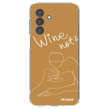 Picasee silikonski prozorni ovitek za Samsung Galaxy A17 5G - Wine not