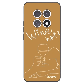 Picasee silikonski črni ovitek za Xiaomi Redmi Note 15 - Wine not