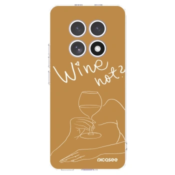 Picasee silikonski prozorni ovitek za Xiaomi Redmi Note 15 - Wine not