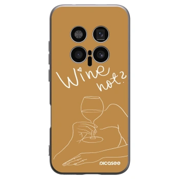 Picasee silikonski črni ovitek za Honor Magic8 Pro 5G - Wine not