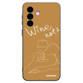Picasee silikonski črni ovitek za Samsung Galaxy A57 5G - Wine not