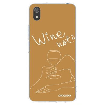 Picasee silikonski prozorni ovitek za Xiaomi Redmi 7A - Wine not