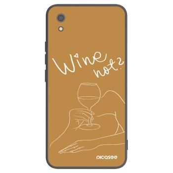 Picasee silikonski črni ovitek za Xiaomi Redmi 7A - Wine not