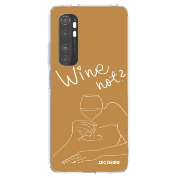 Picasee silikonski prozorni ovitek za Xiaomi Mi Note 10 Lite - Wine not