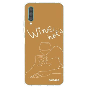 Picasee silikonski prozorni ovitek za Samsung Galaxy A30s A307F - Wine not