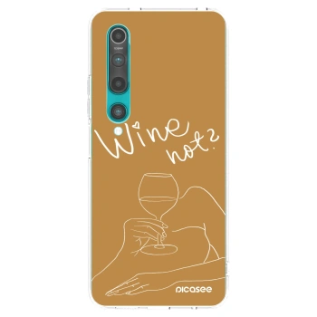 Picasee silikonski prozorni ovitek za Xiaomi Mi 10 - Wine not