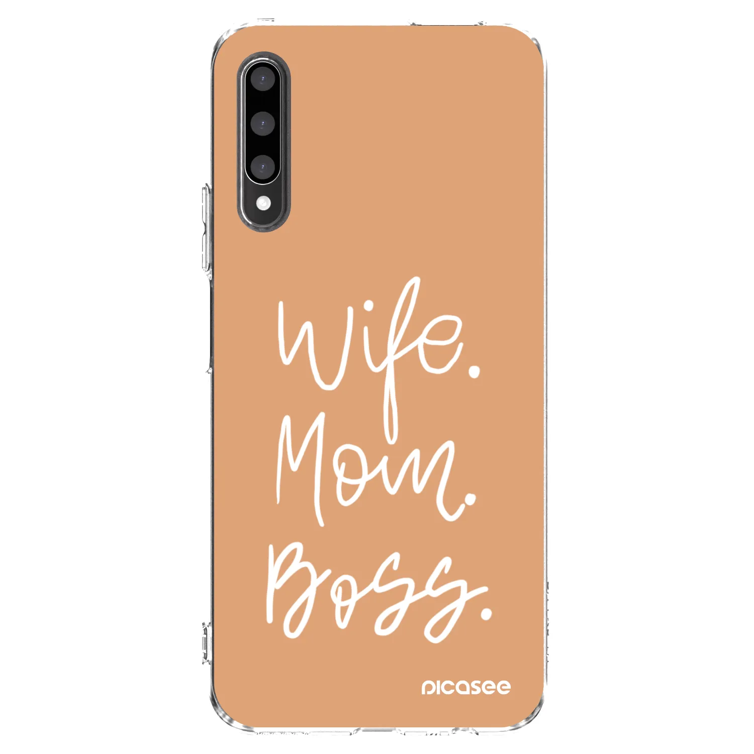 Picasee silikonski prozorni ovitek za Honor 9X Pro - Boss Mama