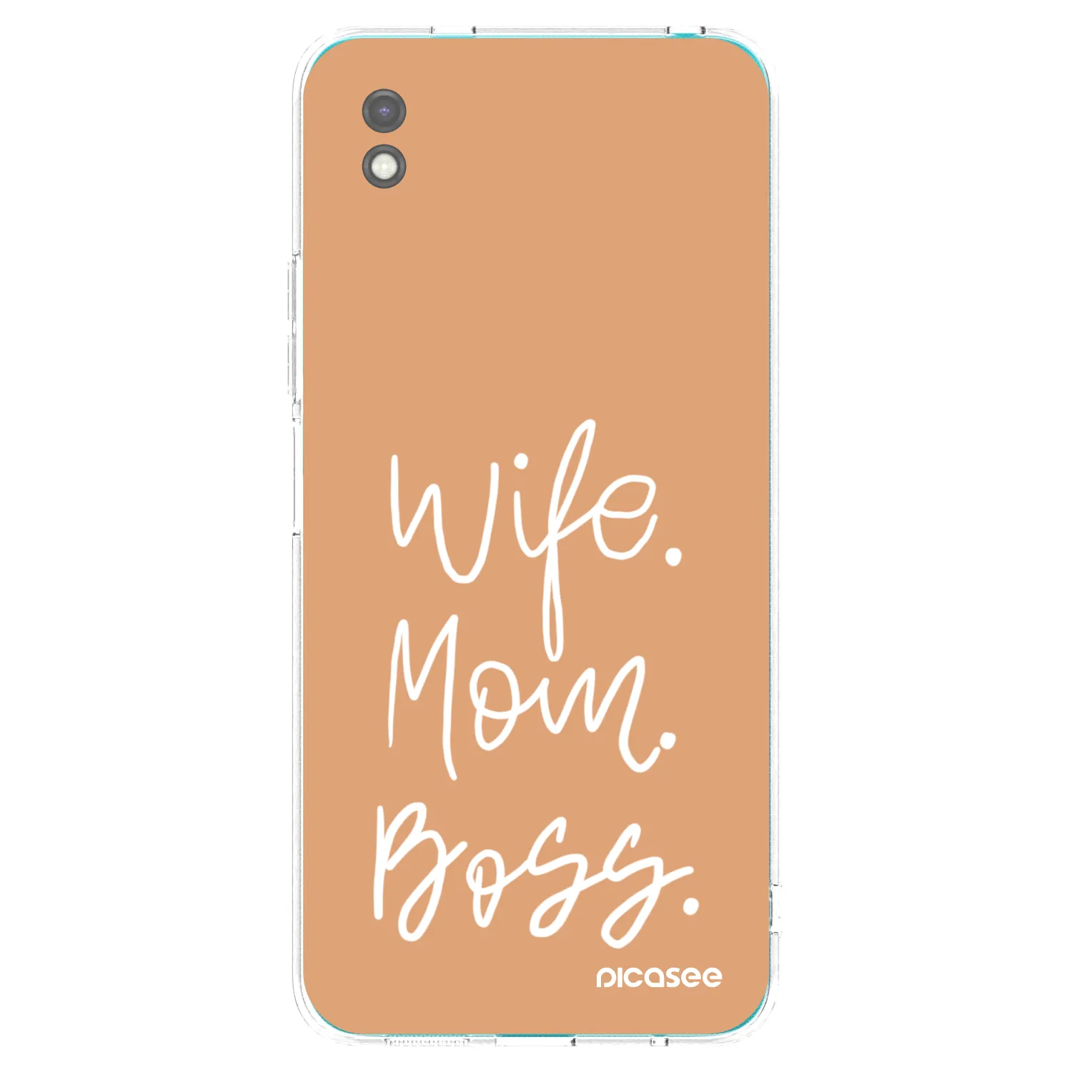 Picasee silikonski črni ovitek za Xiaomi Redmi 9A - Boss Mama