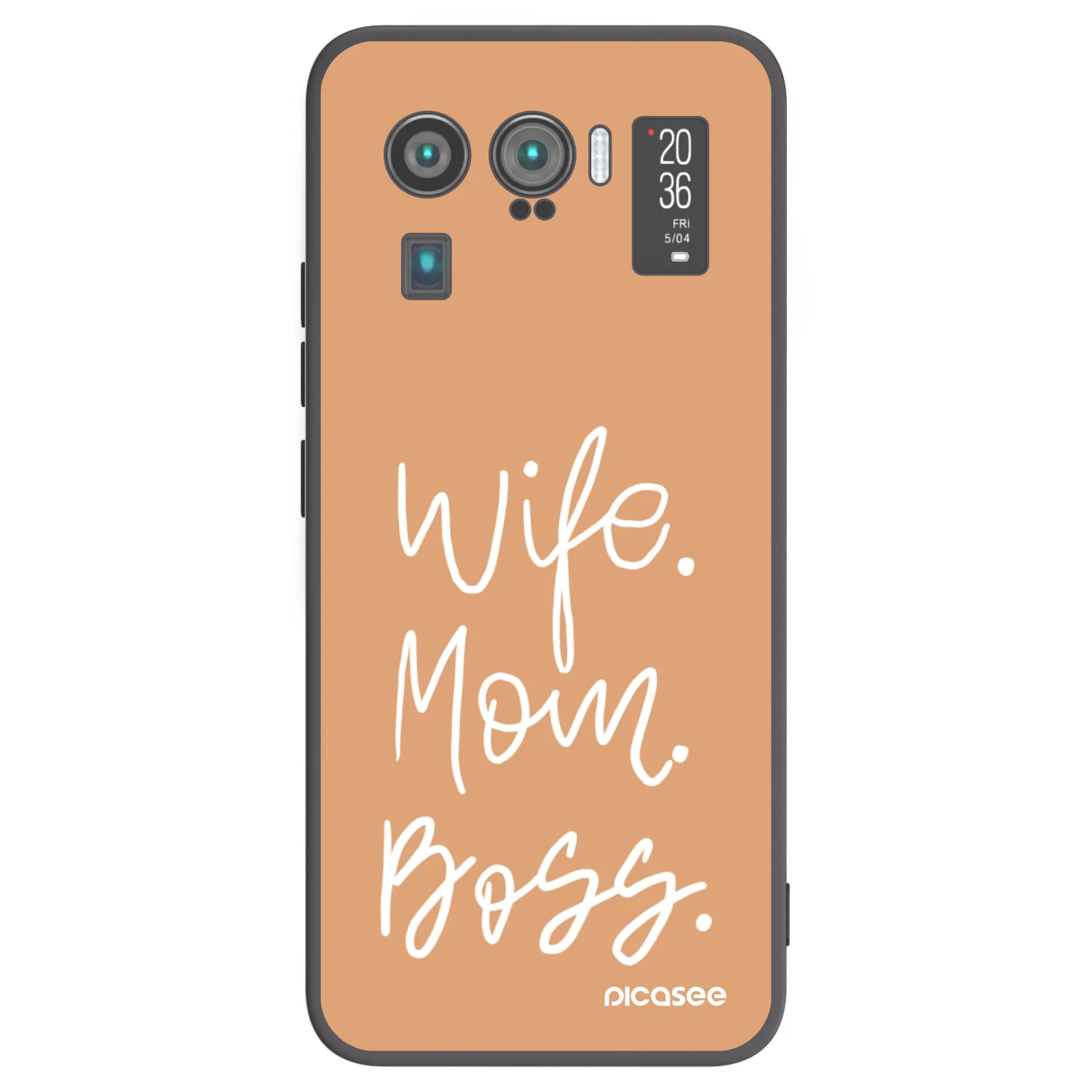 Picasee silikonski črni ovitek za Xiaomi Mi 11 Ultra - Boss Mama