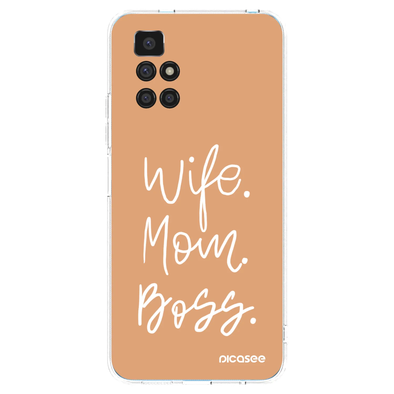 Picasee silikonski prozorni ovitek za Xiaomi Redmi 10 - Boss Mama