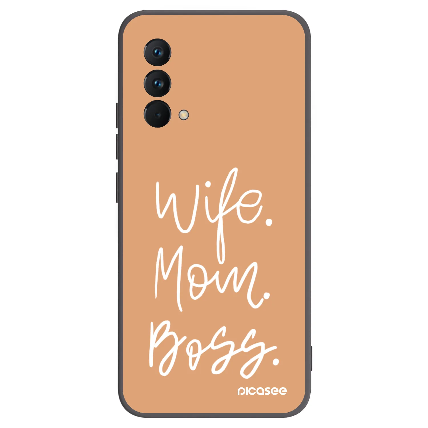 Picasee silikonski črni ovitek za Realme GT Master Edition 5G - Boss Mama