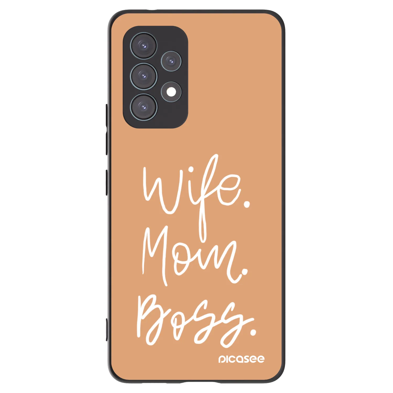 Picasee silikonski črni ovitek za Samsung Galaxy A53 5G A536 - Boss Mama