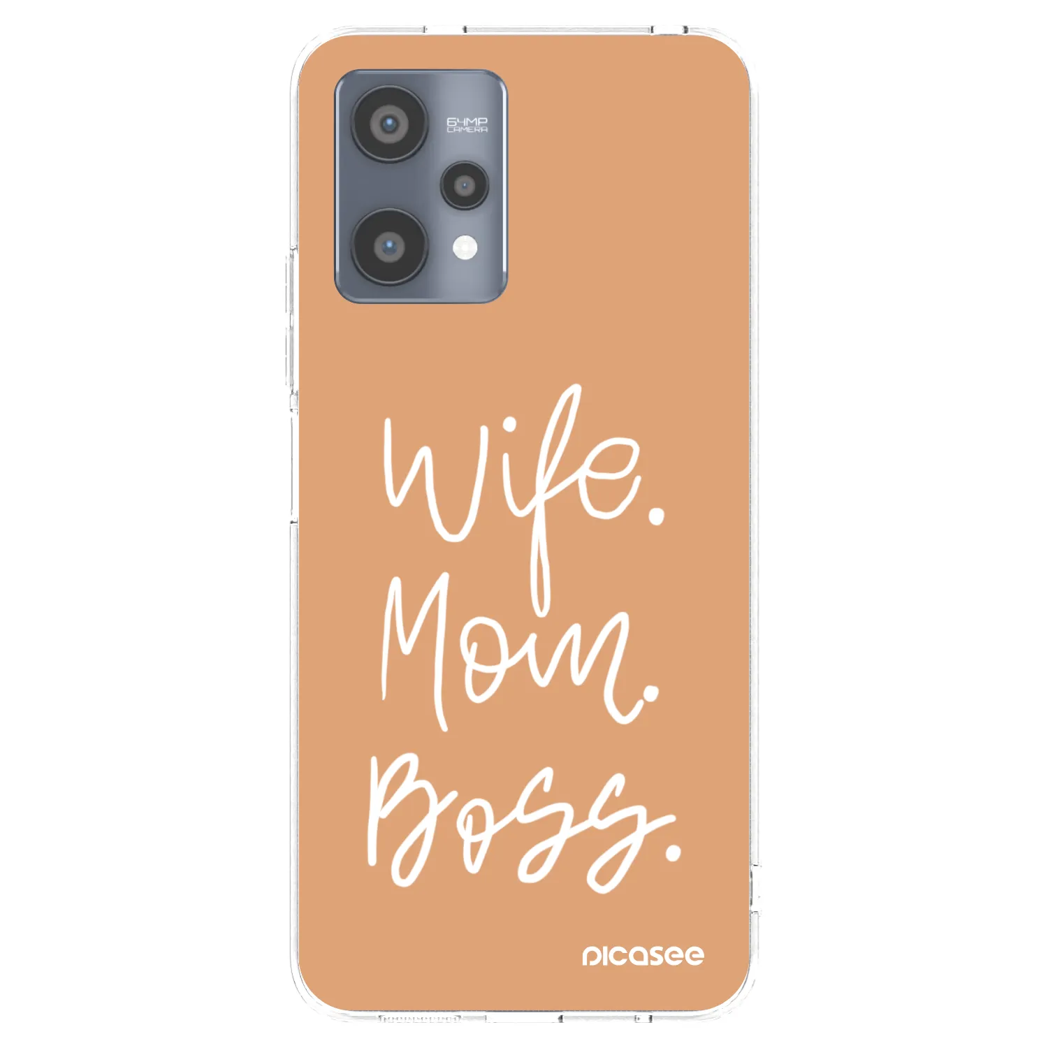 Picasee silikonski prozorni ovitek za Realme 9 Pro 5G - Boss Mama