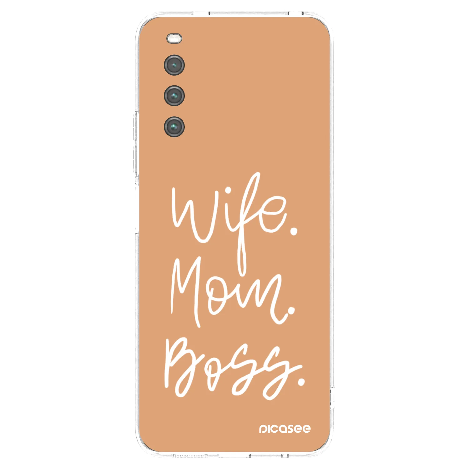 Picasee silikonski prozorni ovitek za Sony Xperia 10 IV 5G - Boss Mama