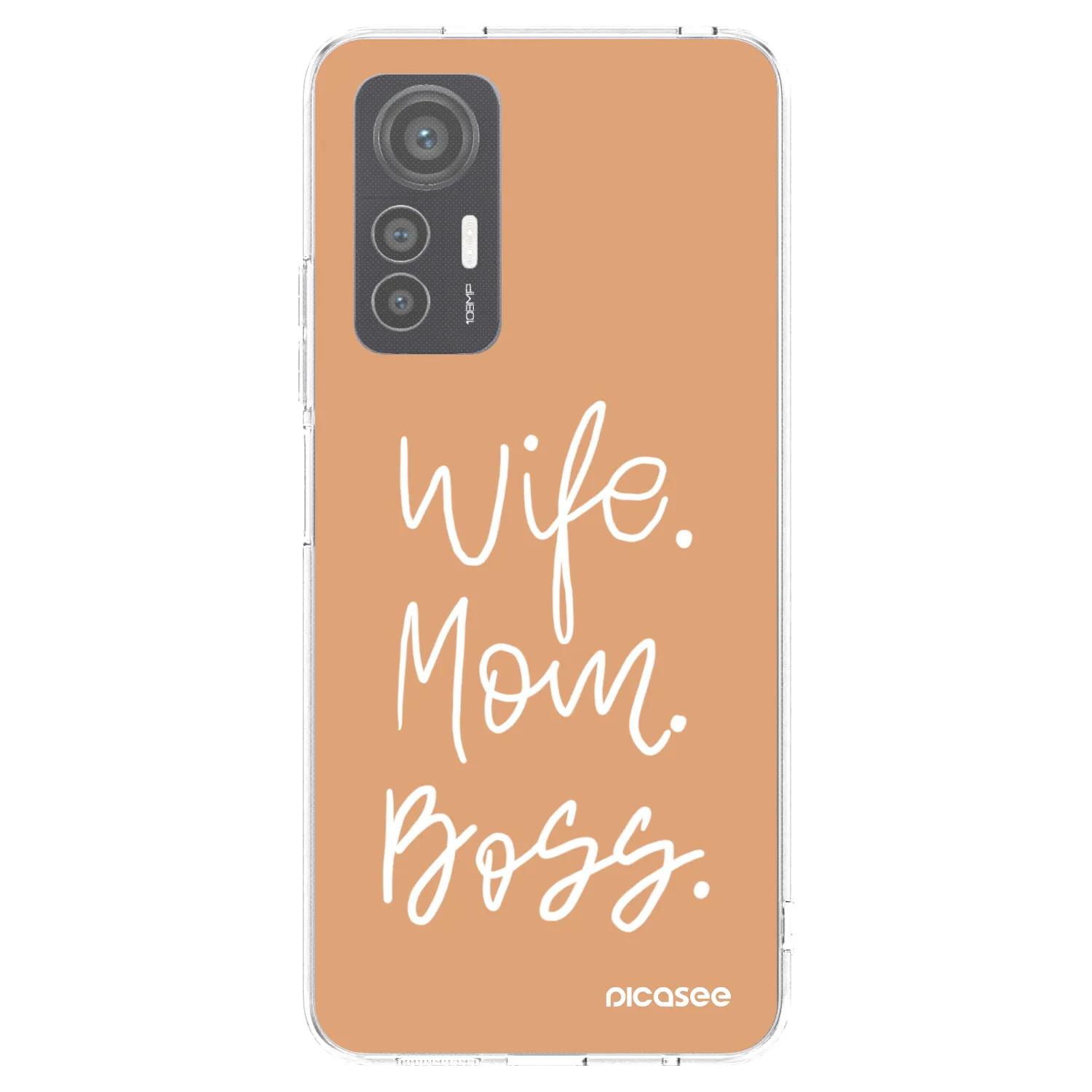 Picasee silikonski prozorni ovitek za Xiaomi 12 Lite - Boss Mama