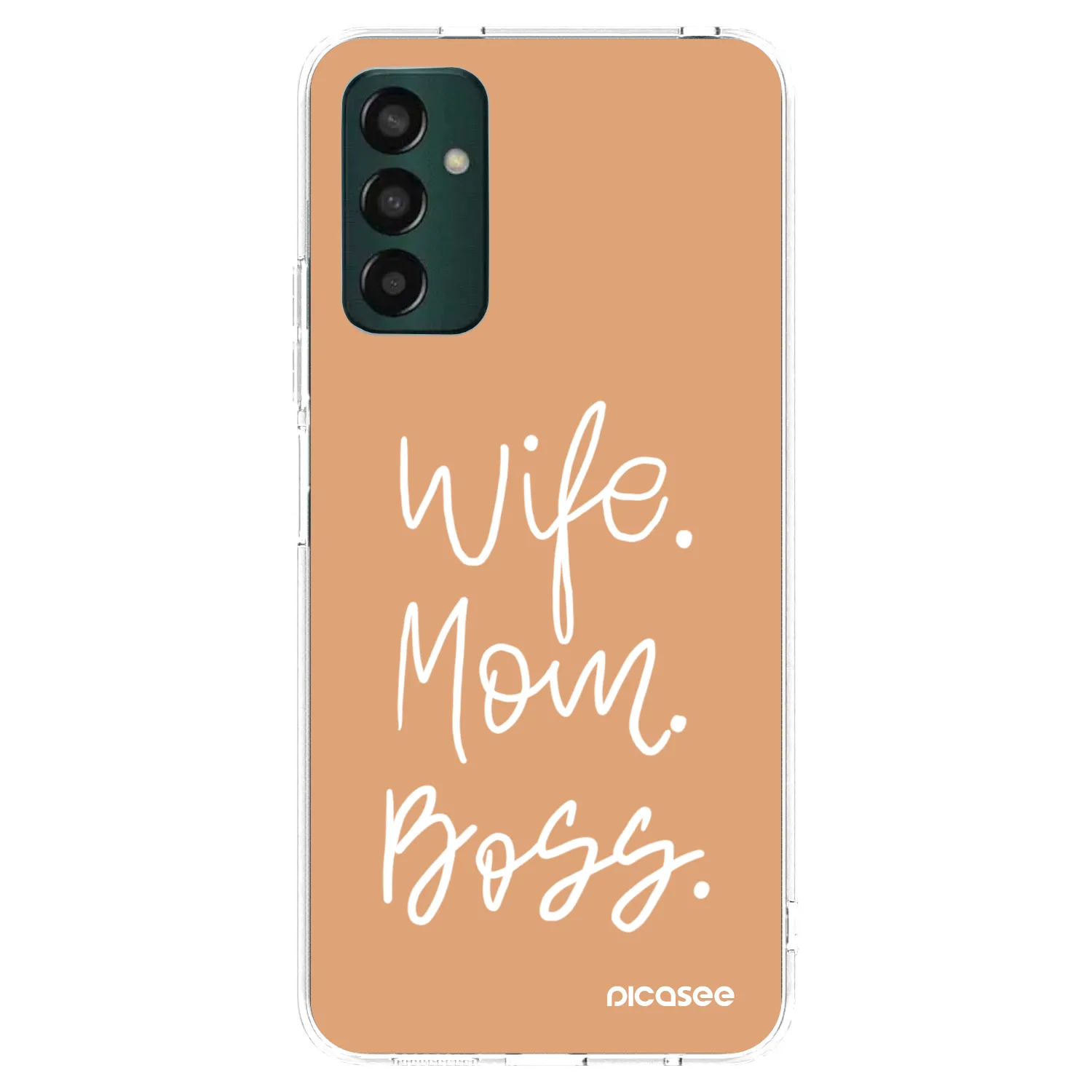 Picasee silikonski prozorni ovitek za Samsung Galaxy M23 5G - Boss Mama