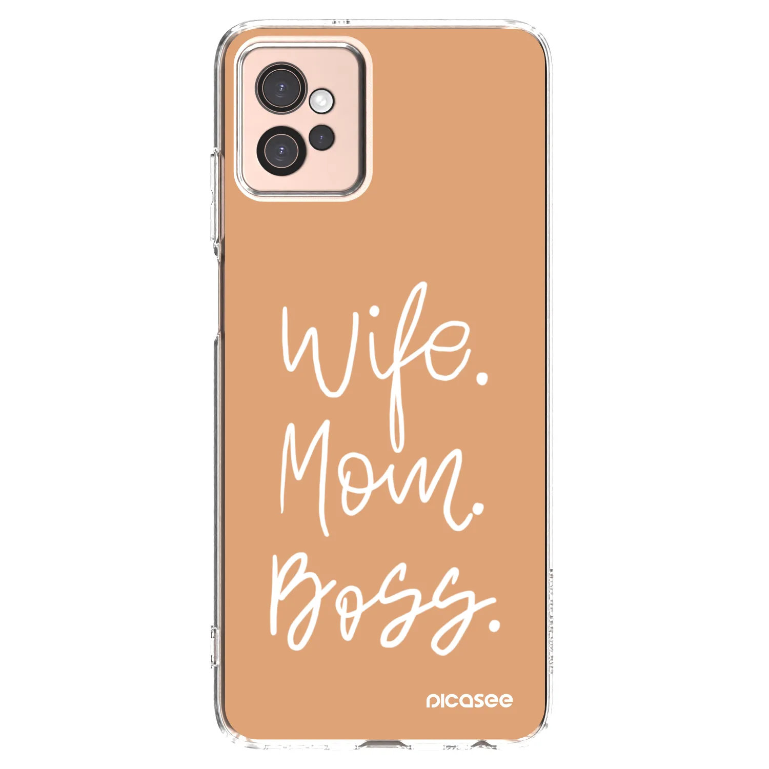 Picasee silikonski prozorni ovitek za Motorola Moto G32 - Boss Mama