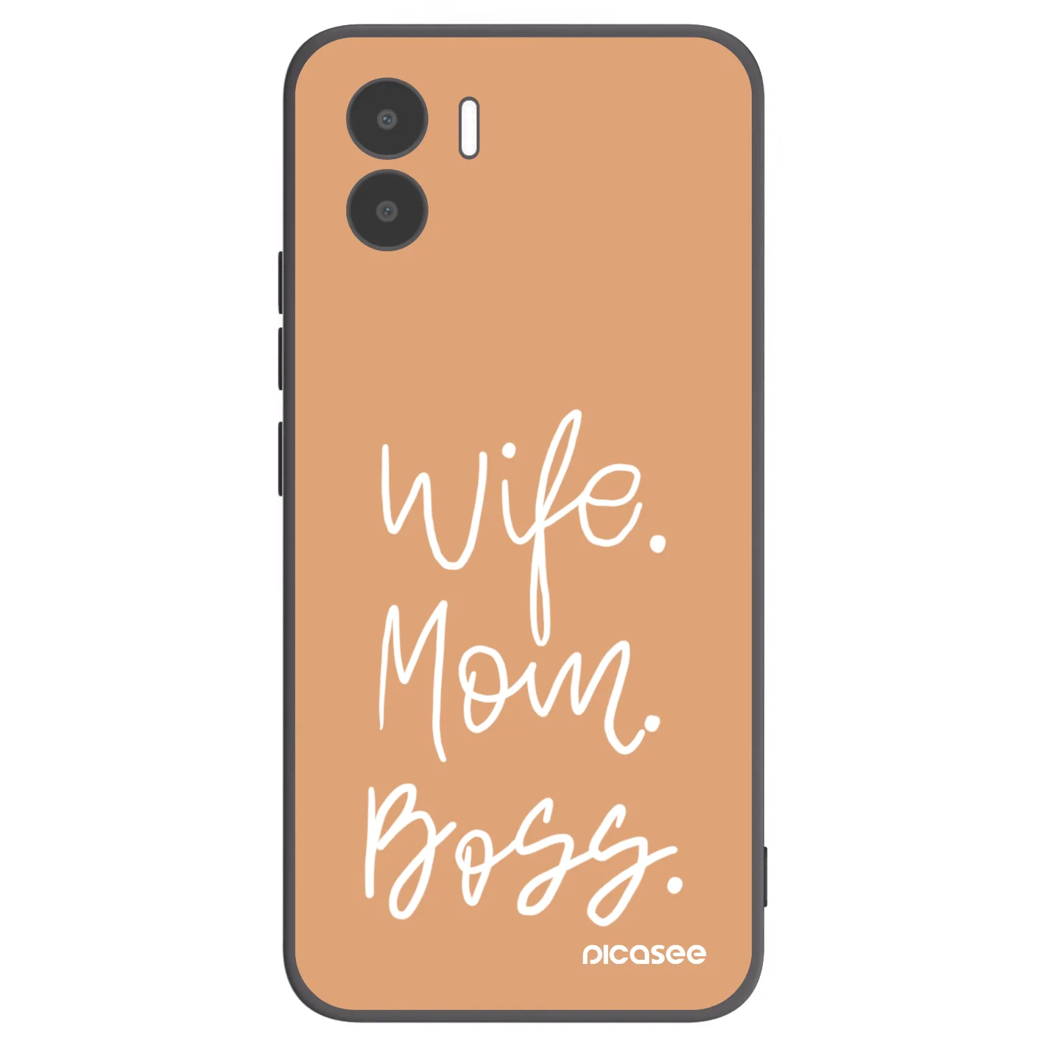 Picasee silikonski črni ovitek za Xiaomi Redmi A1 - Boss Mama