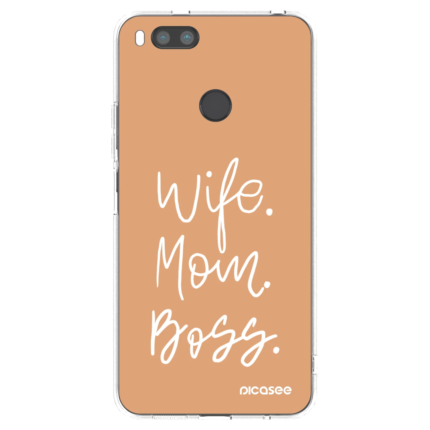 Picasee silikonski prozorni ovitek za Xiaomi Redmi A1 - Boss Mama