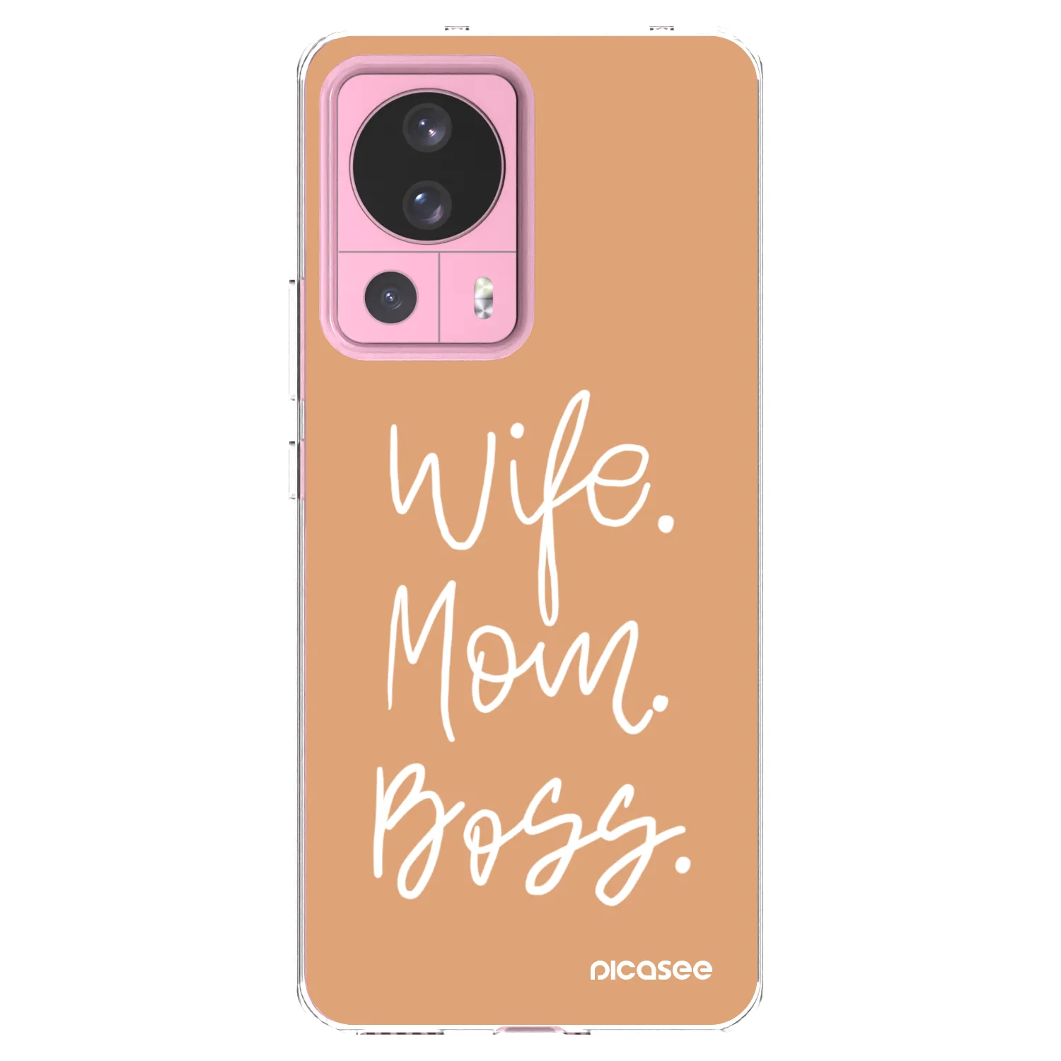 Picasee silikonski prozorni ovitek za Xiaomi 13 Lite - Boss Mama