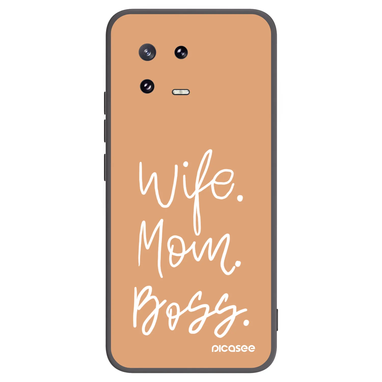 Picasee silikonski črni ovitek za Xiaomi 13 Pro - Boss Mama