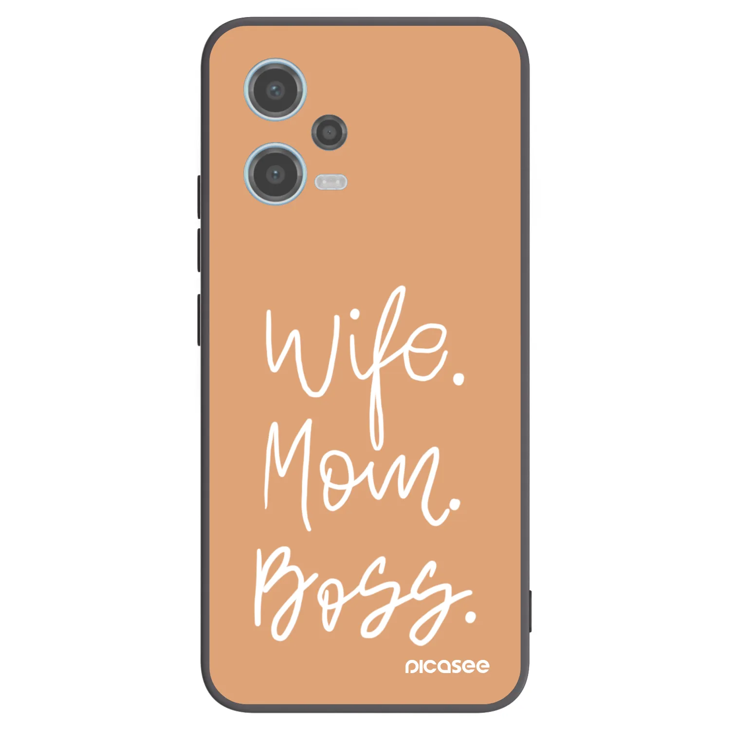 Picasee silikonski črni ovitek za Xiaomi Redmi Note 12 5G - Boss Mama